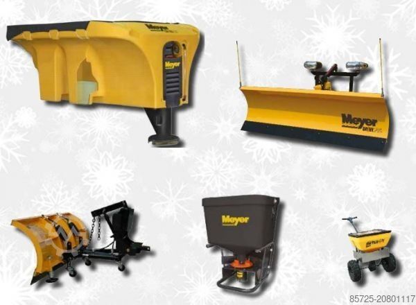 Miststreuer Meyer sneeuwschuiven en zoutstrooiers