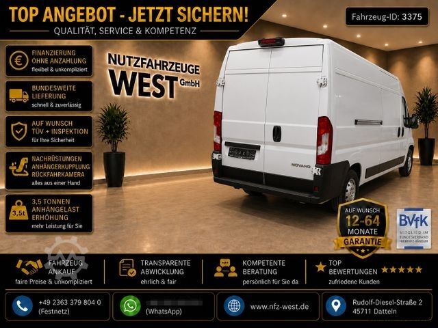 High top van OPEL Movano 2,2 CDTI Maxi L3-H2*Garantie*1.Hand*