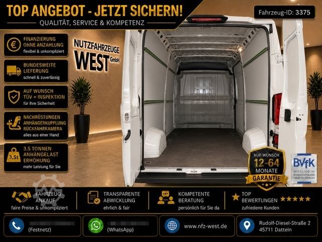 High top van OPEL Movano 2,2 CDTI Maxi L3-H2*Garantie*1.Hand*