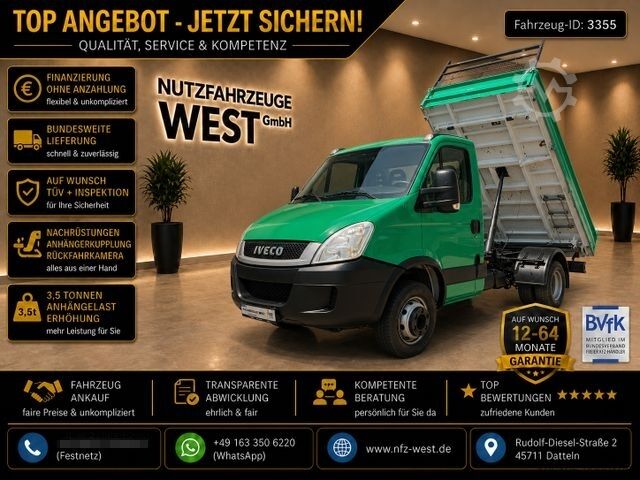 Three-way tipper van IVECO Daily 70c17 *Meiller 3-Seiten Kipper*Tüv NEU