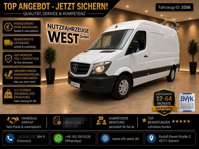 High top van MERCEDES-BENZ Sprinter 313/316 CDI *Garantie*1.Hand*AHK=3500KG