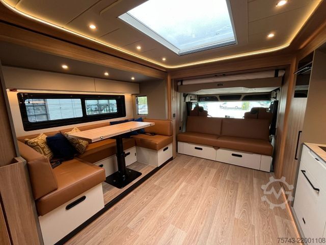 Cattle truck MERCEDES-BENZ 2651 STX 5 Pferde DOP. POP-OUT+POP-UP  EXKLUSIVE
