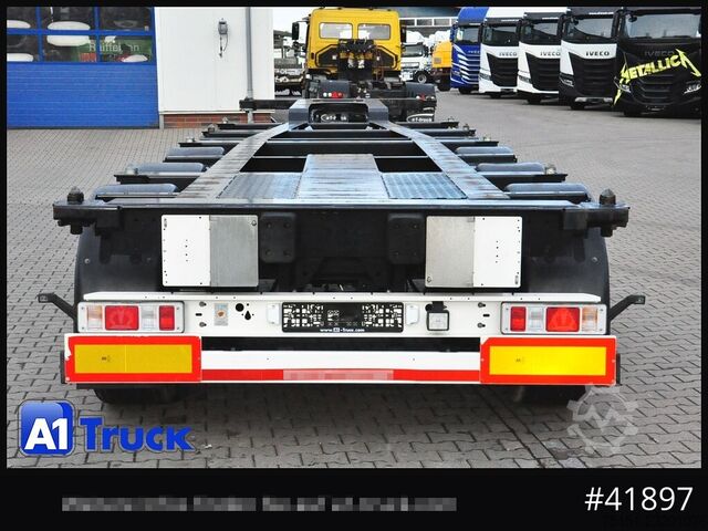 Auflieger-Wechselfahrgestell KRONE SDC 27 Container, Heckausschub, Lift, wenig benutzt