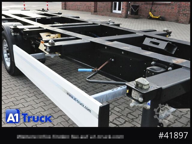 Auflieger-Wechselfahrgestell KRONE SDC 27 Container, Heckausschub, Lift, wenig benutzt