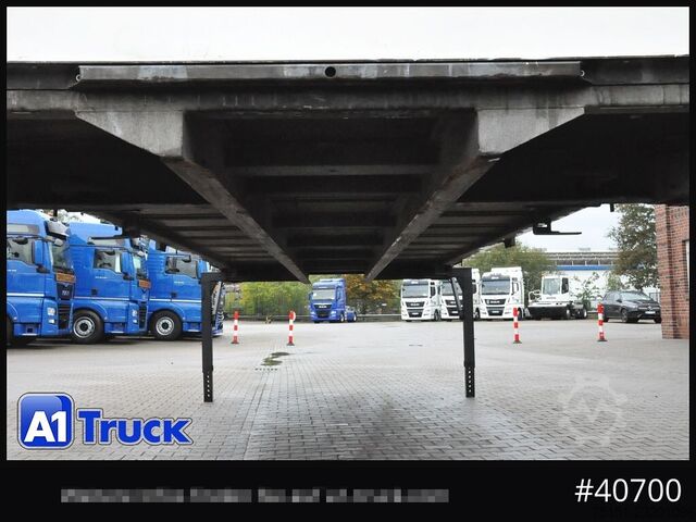 Wechselbrücke mit Pritsche & Plane WECON WPR 745, verzinkt, 2520  innen, Code XL