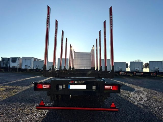 Holztransport Auflieger PAVIC Holzauflieger mit Schemel und Rungen