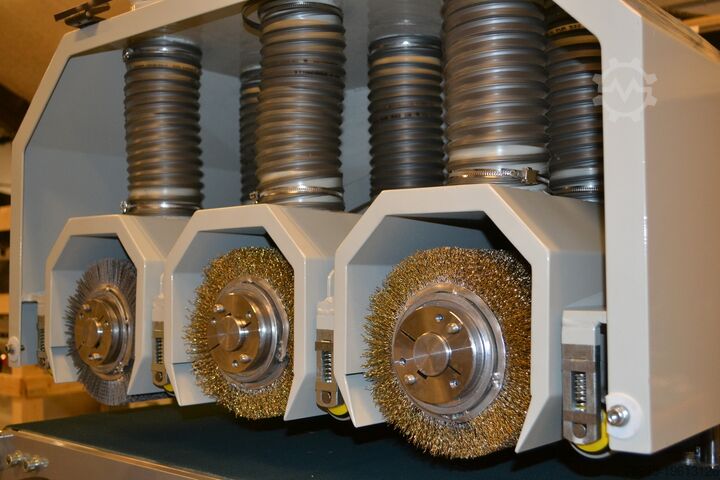 Grinding machine Alpha Brush Strukturbürstmaschine Schleifmaschine