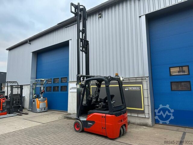 Elektrischer Triplex-Gabelstapler Linde E16, VS-22554 LINDE e16-02