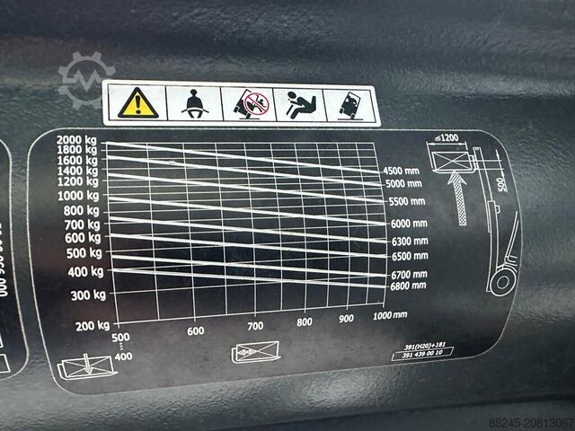 Linde H20T LPG Triplex Gabelstapler, VS-22555 LINDE H20T