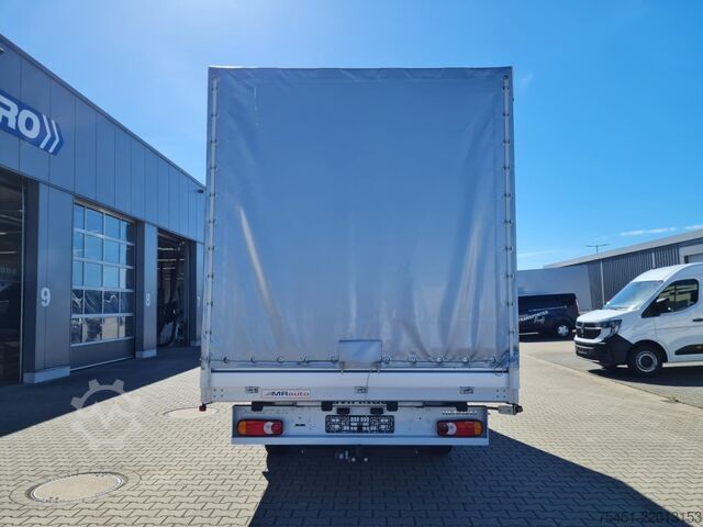 Transporter mit Pritsche & Plane Renault Master 35 Pritsche Schiebe Plane AHK Luftfederung
