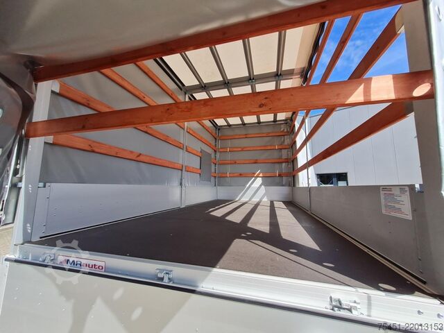 Curtain sider van Renault Master 35 Pritsche Schiebe Plane AHK Luftfederung