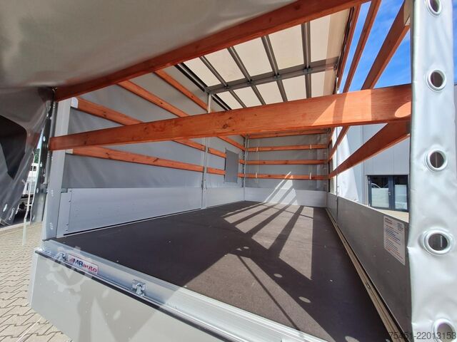 Curtain sider van Renault Master 35 Pritsche Schiebe Plane AHK Luftfederung