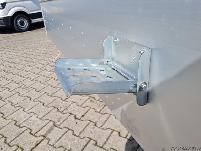 Curtain sider van Renault Master 35 Pritsche Schiebe Plane AHK Luftfederung