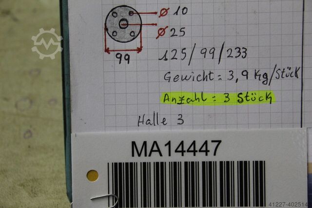Absperrschieber mit Flanschanschluss ARI JL1040 DN25 PN6