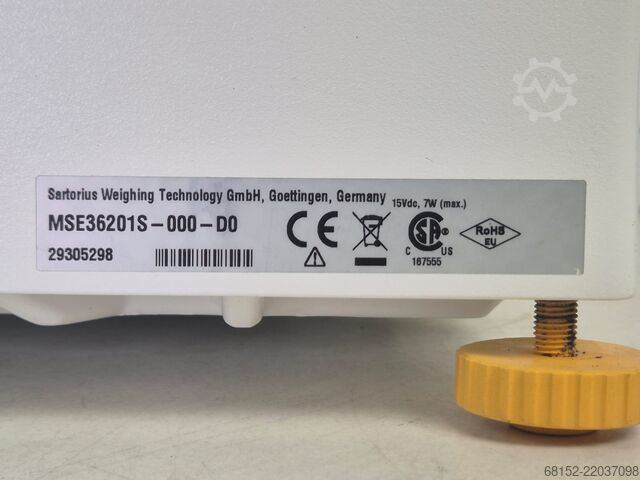 Sartorius MSE 3601S Balance Sartorius Cubis MSE 3601S