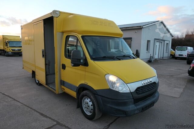 Transporter mit Koffer iveco Daily 35 S11 C30C AUTOMATIK KAMERA Regale LUFT DURCHGANG EURO-5 CoC