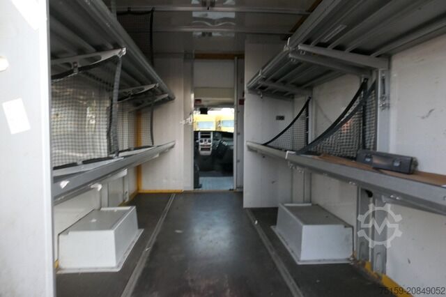 Transporter mit Koffer iveco Daily 35 S11 C30C AUTOMATIK KAMERA MAXI Regale DURCHGANG