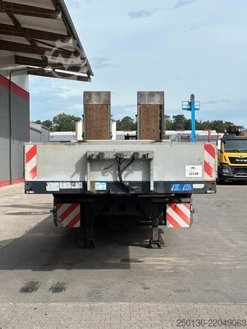 Low loader semitrailer MÜLLER-MITTELTAL TS3 Profi 30,0 Tieflader mit NLA & hydr. Rampen