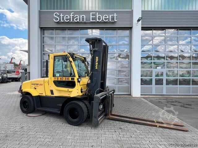Forklift Hyster H8.0FT6 / nur 1.426h! / LS 900mm / SS / ZVG