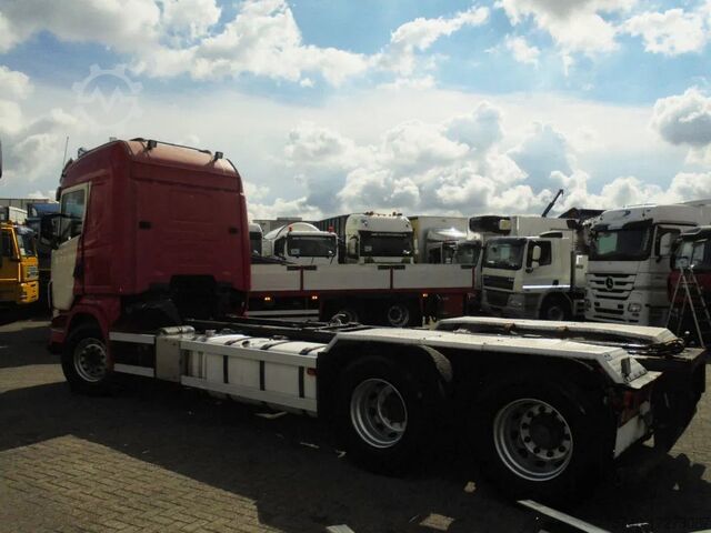 Chassis with cab Scania R470 + 6X2 + PTO