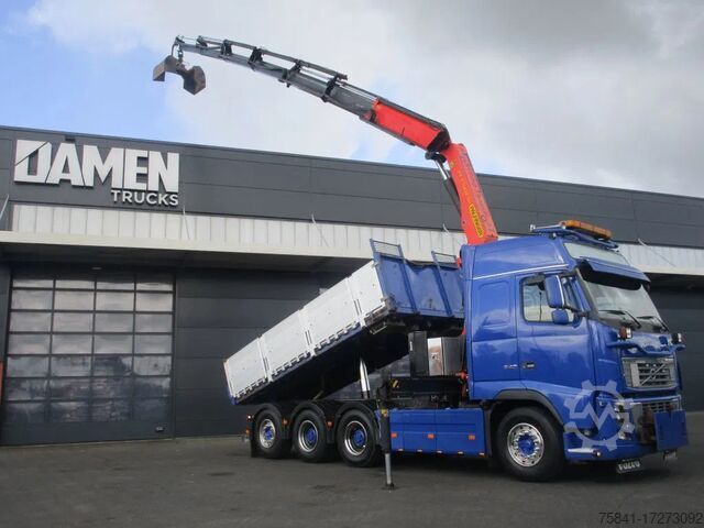 Kipper mit Kran Volvo FH 16.540 8x4 Kipper + Palfinger PK 27002-SH E ...