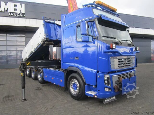 Kipper mit Kran Volvo FH 16.540 8x4 Kipper + Palfinger PK 27002-SH E ...