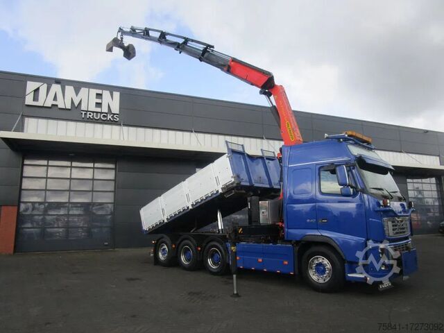 Kipper mit Kran Volvo FH 16.540 8x4 Kipper + Palfinger PK 27002-SH E ...