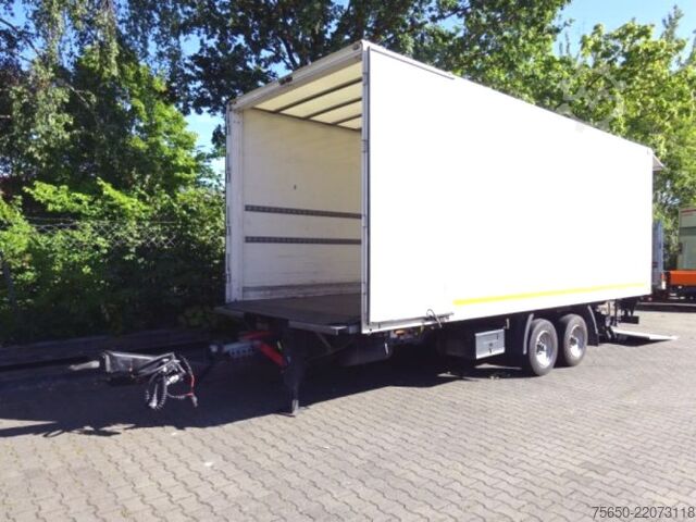 Box trailer Möslein TKO 105 Schwebheim  Tandemkoffer, Ladebordwand + Durchladbar