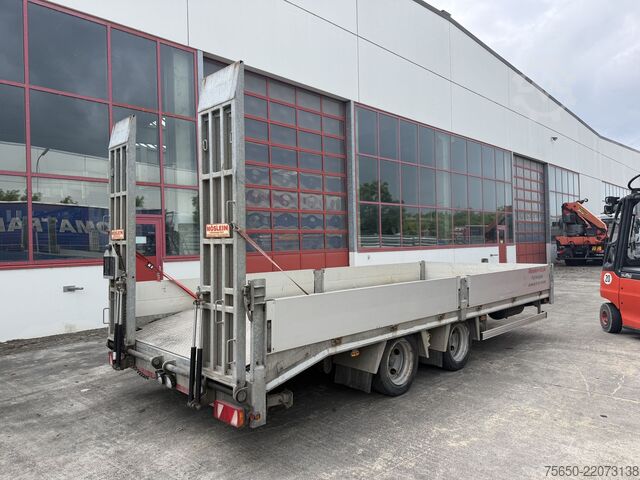 Low loader trailer Möslein THT 14 Schwebheim  14 t Tandemtieflader