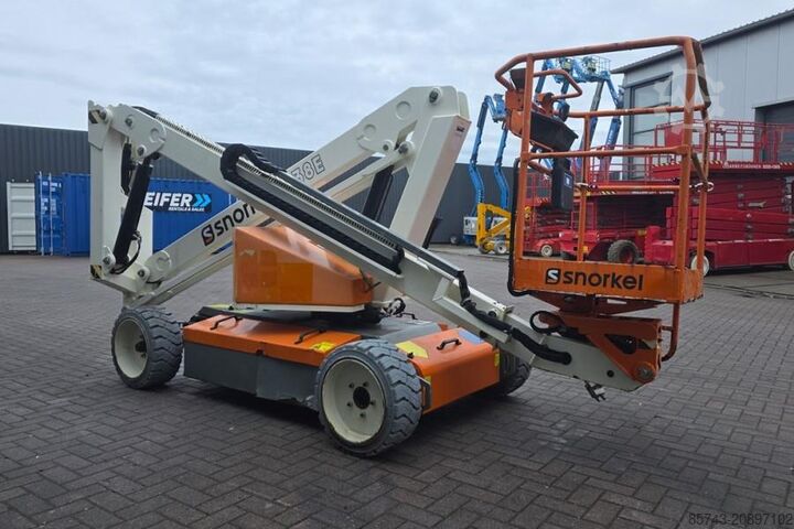 Gelenkteleskoparbeitsbühne Snorkel A38E As-Is, Electric, 13.5m Working Height, 6.1m R