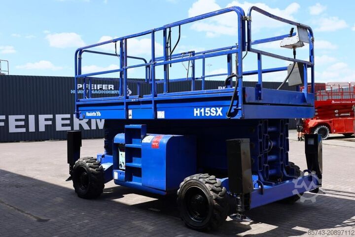 Scissor lift Haulotte H15SX Diesel, 4x4 Drive 15 Working Height, 500kg C