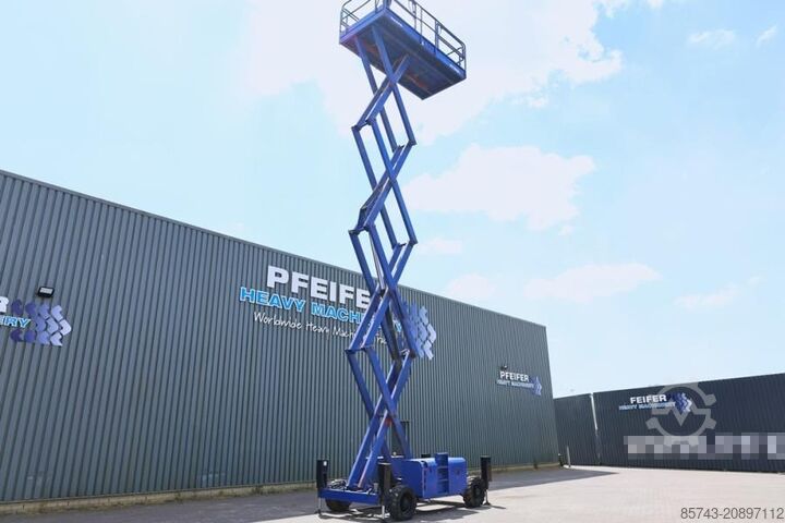 Scissor lift Haulotte H15SX Diesel, 4x4 Drive 15 Working Height, 500kg C