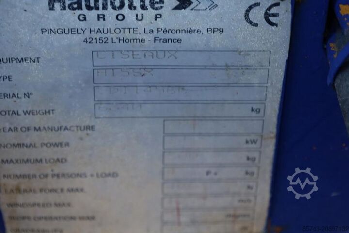 Scissor lift Haulotte H15SX Diesel, 4x4 Drive 15 Working Height, 500kg C