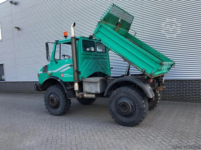 Loading platform Mercedes-Benz Unimog U1600 Agra, kipper Agra. Kipper