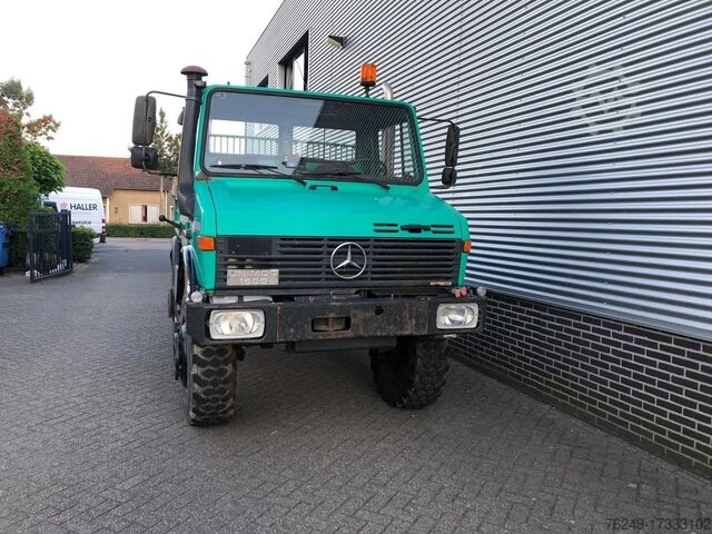 Loading platform Mercedes-Benz Unimog U1600 Agra, kipper Agra. Kipper