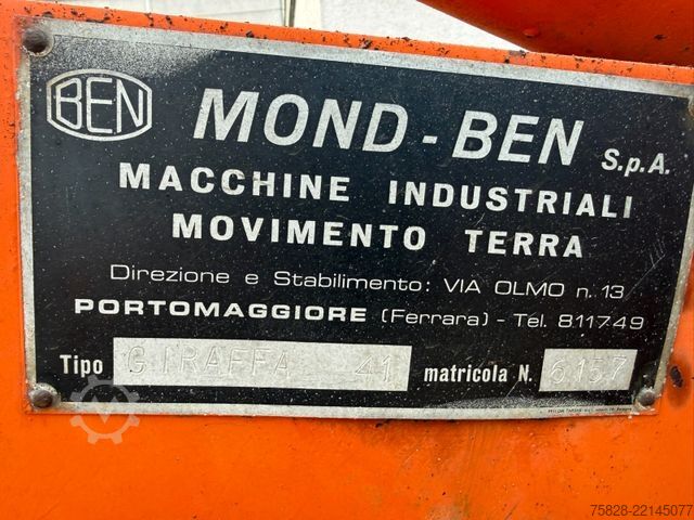 Backhoe loader  Benati  Baggerlader