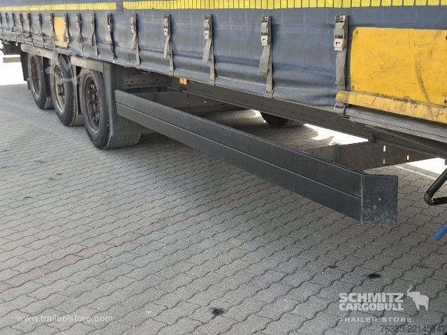 Open semitrailer with tarp Schmitz Cargobull Curtainsider Mega