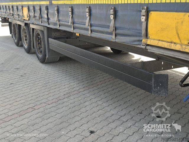 Open semitrailer with tarp Schmitz Cargobull Curtainsider Mega