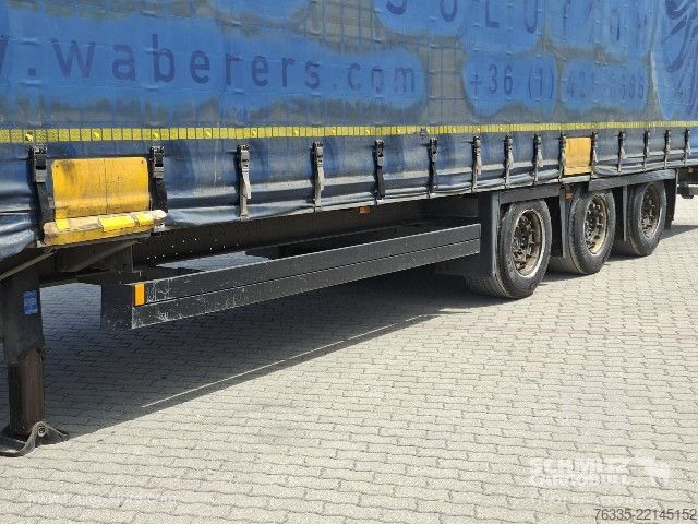 Open semitrailer with tarp Schmitz Cargobull Curtainsider Mega