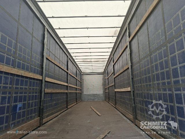 Open semitrailer with tarp Schmitz Cargobull Curtainsider Mega