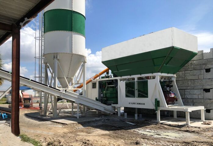 Concrete machine Polygonmach 75 tons cement Silo
