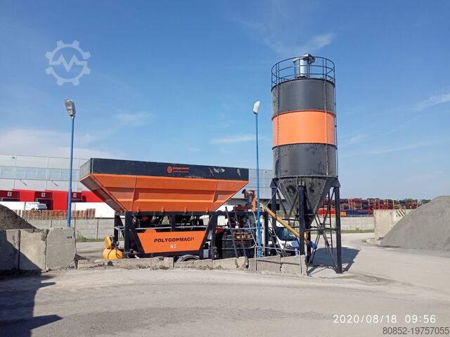 Concrete machine Polygonmach 75 tons cement Silo