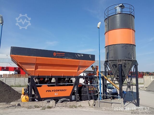 Concrete machine Polygonmach 75 tons cement Silo