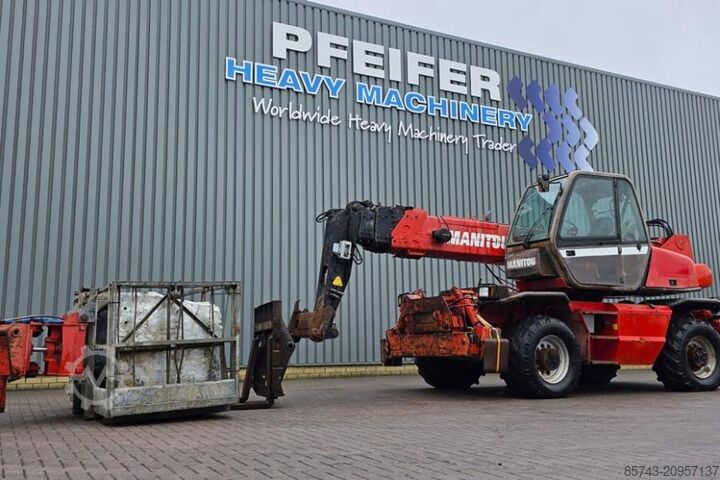 Telehandler Manitou MRT2150 As-Is, Diesel, 4x4x4, 21m Lifitng Height,