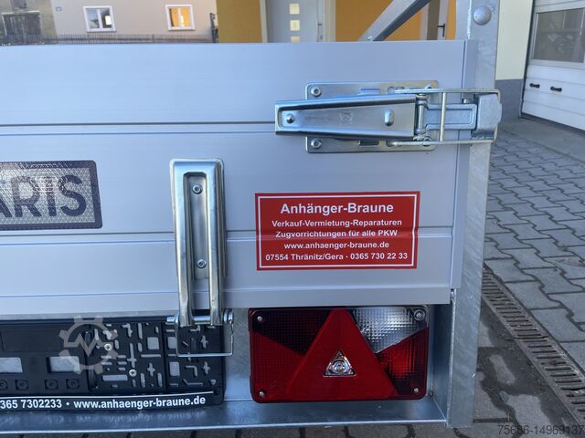 Car trailer Saris Tieflader Alu Einachser MP 205 113 750