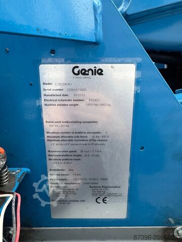 Articulated boom lift Genie Z30/20N RJ Hoogwerker Knikarmhoogwerker