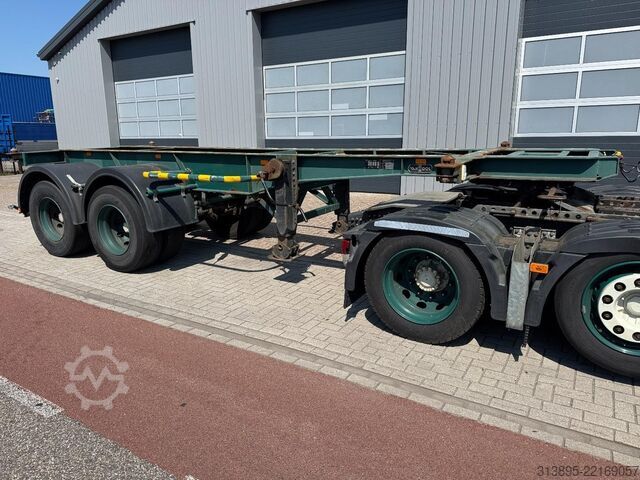 Containertransport Van Hool 20 Ft Container Chassis, Full Steel, Perfect Co...