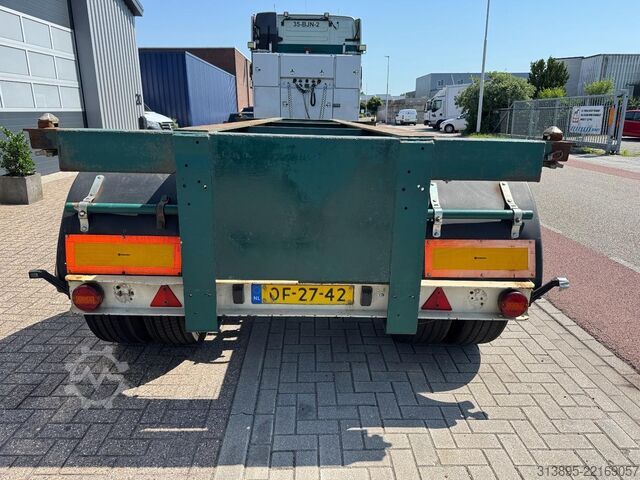 Containertransport Van Hool 20 Ft Container Chassis, Full Steel, Perfect Co...