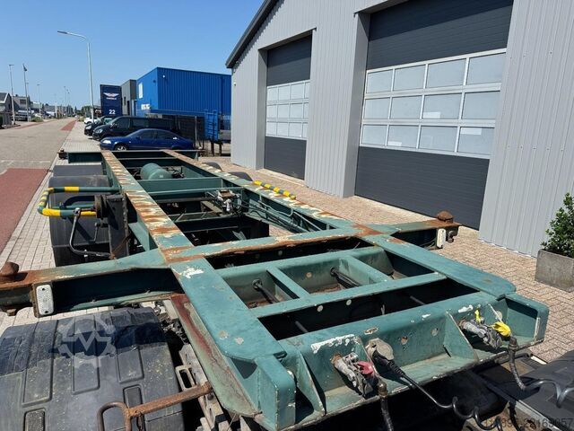Containertransport Van Hool 20 Ft Container Chassis, Full Steel, Perfect Co...