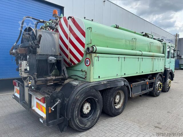 Suction vehicle MAN F8 **32.291 8x4-6Cyl-BELGIAN TRUCK-BIG AXXLES**